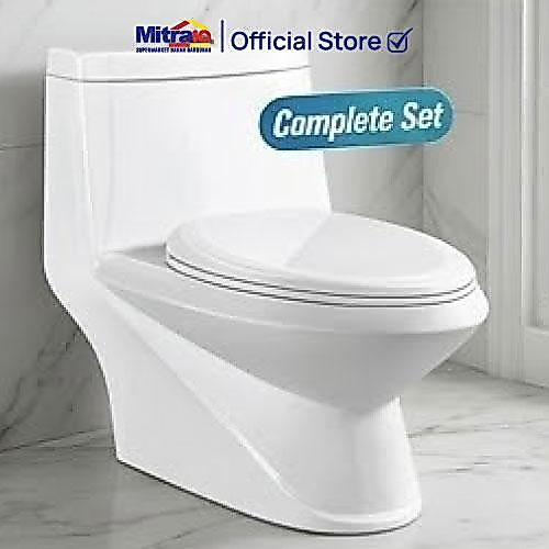 TOTO indonesia Kloset Duduk Ceramax FSA0077 One Piece - Garansi 25 th [INCLUDE PACKING KAYU]