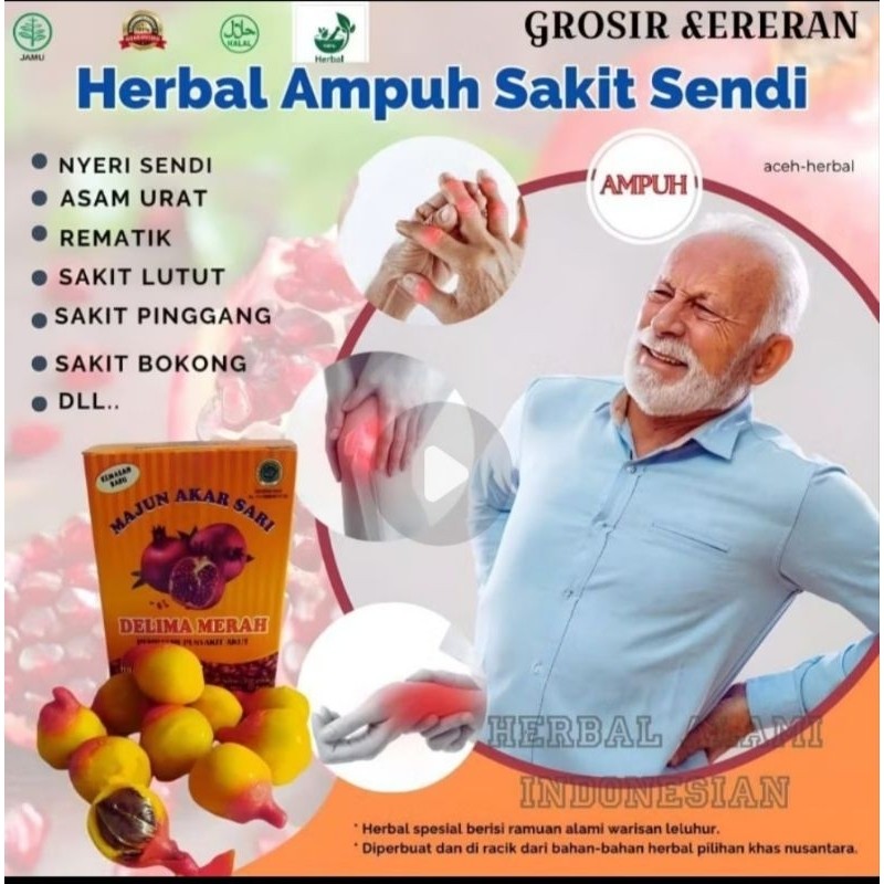 MAJUN AKAR SARI DELIMA KOTAK ORENCE LANGSUNG DARI PABRIK