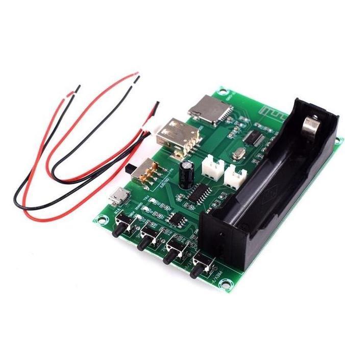 Solusoundmart - Xh-A150 Lithium Battery Bluetooth Digital Power Amplifier Board 5W+5W Terbaru 