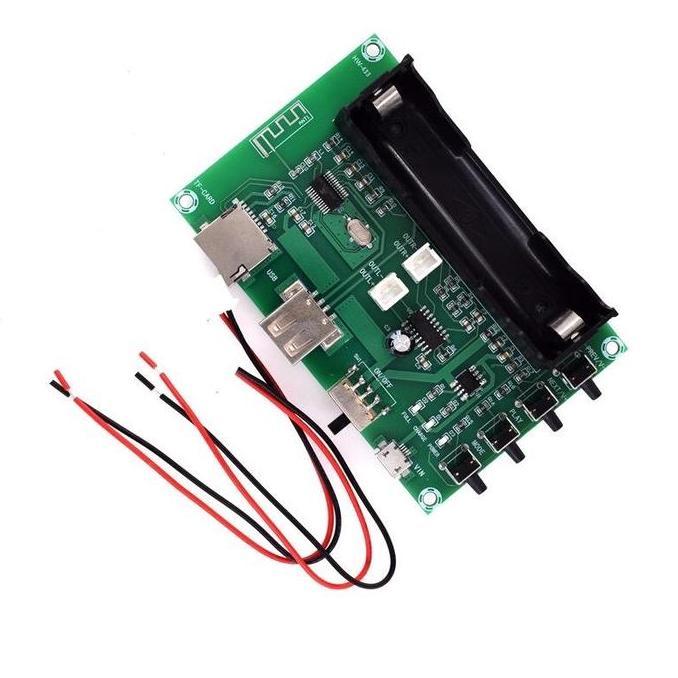 Solusoundmart - Pam8403 Bluetooth + Battery Holder Mini Class D Amplifier Xh-A150 Terbaru 