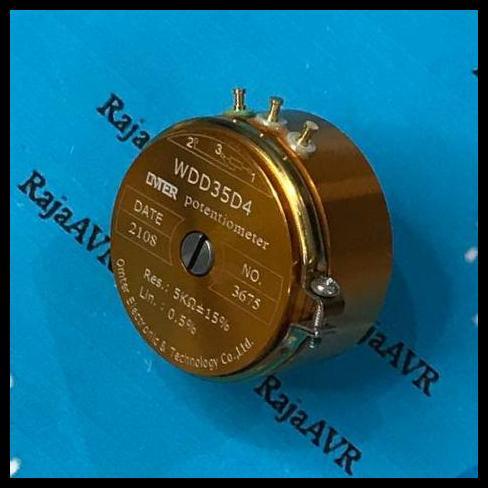 TERBARU POTENSIOMETER PLASTIC CONDUCTIVE LINEAR WDD35-D4 5K OHM 