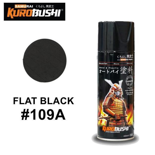 ZANLOZ Pilox Samurai 109A FLAT BLACK DOFF 400ml Hitam Samurai 109 Cat Samurai