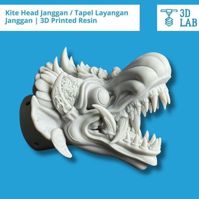 Flashshow- Kite Head Janggan / Tapel Layangan Janggan | 3D Printed Resin