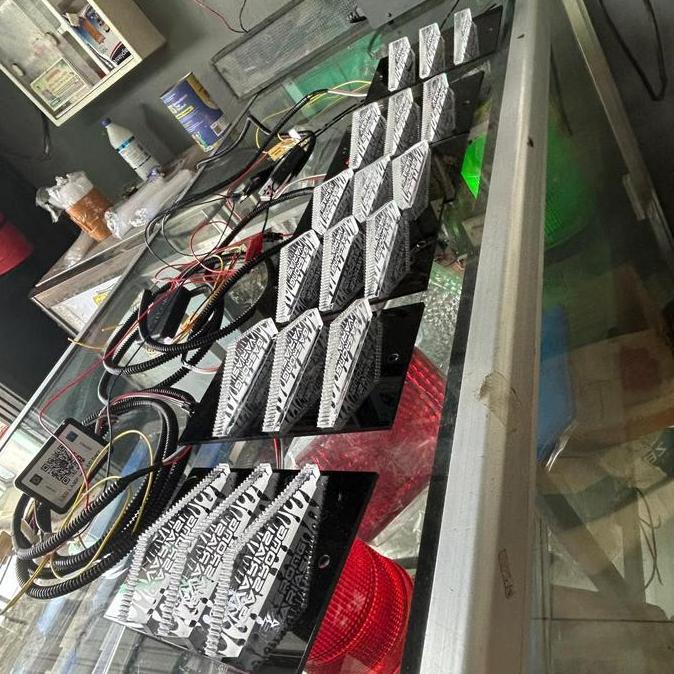 ZCXVC SEIN LED L300 CUSTOM AKRILIK RGB, Sein Custom L300 LED, Sein Pipi L300 Custom 3 BARIS.