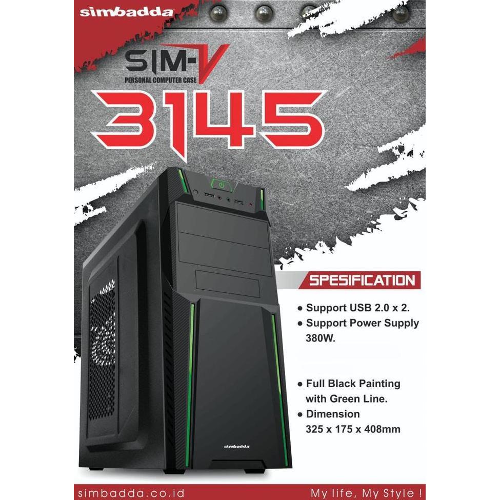 TERBARU - Casing PC Simbadda Sim V 3145 / V3145 - Casing CPU Simbadda