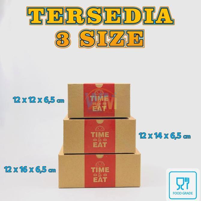 KAVINAMI887 - (ISI 25PCS) SNACK BOX ISI 3 KUE / DUS SNACK / DUS KUE TEBAL / DUS KUE SNACK BOX / KOTA
