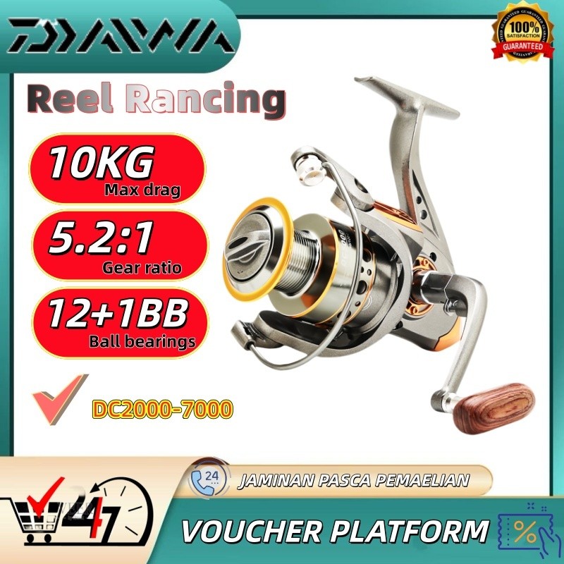 Reel Pancing DC Series DC2000 DC3000 DC4000 DC5000 DC6000 DC7000 Rel Ril Rill Real Gulungan Pancing 