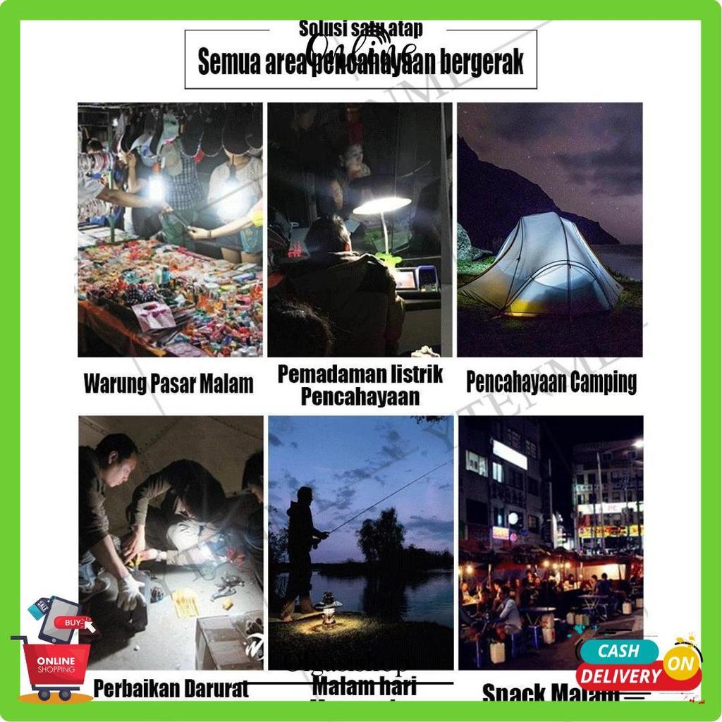 20W 2 BateraiEmergency Led Lampu Emergency Led Arashi Magic Bohlam Lampu Listrik Mati Darurat /Lampu