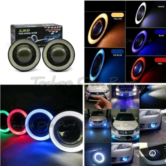 Lampu Led Foglamp 76Mm Lensa Projector