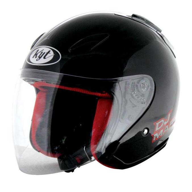 Helmet- Helm Kyt Dj Maru Solid - Black