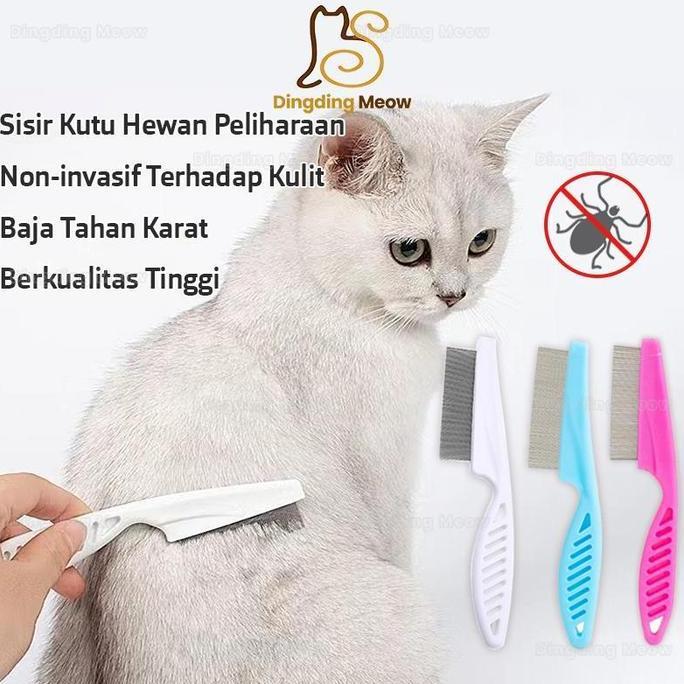 Sisir Kutu Kucing Sisir Kutu Anjing Sisir Kucing Sisir Anti Kutu Kucing Grooming Hewan