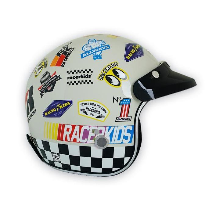 Helmet- Marzano Helmet - Helm Retro Marzano X Racerkids