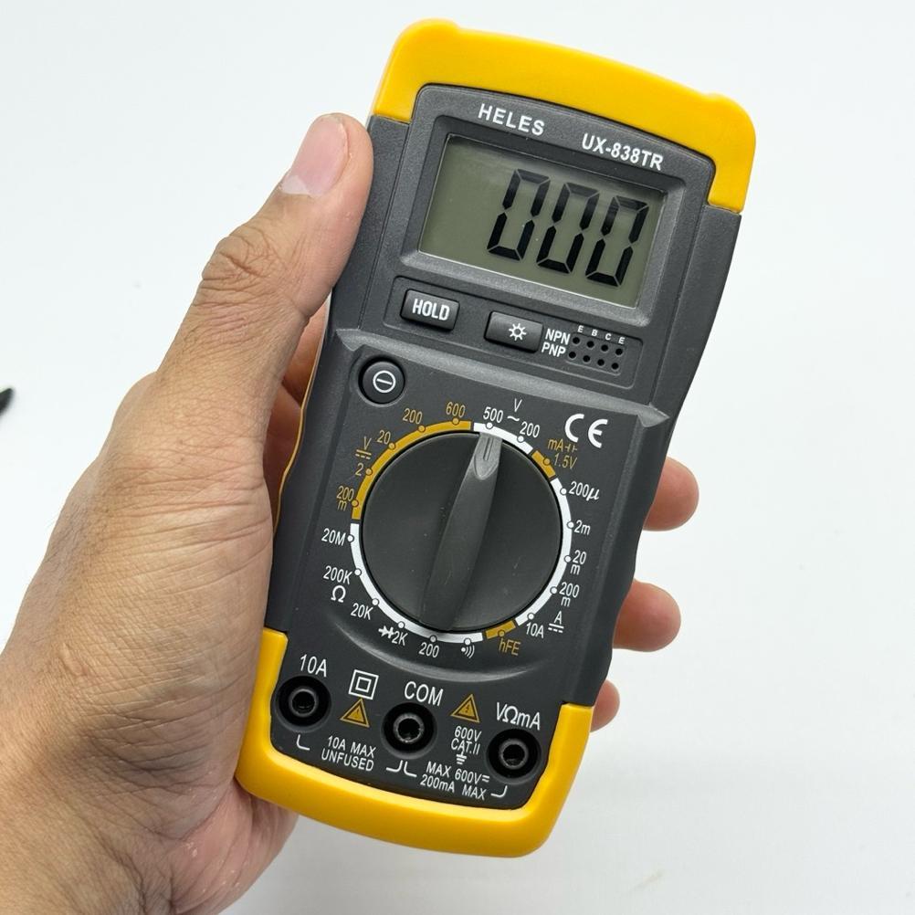 Multitester Heles Digital Ux 838 Tr Multimeter Digital Avometer Original Heles