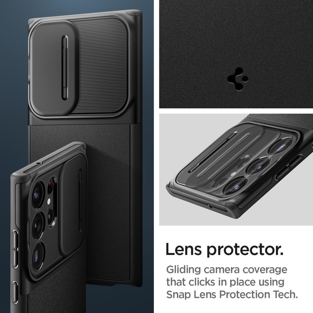 SPIGEN Case Samsung Galaxy S23 Ultra Plus Spigen Optik Armor Camera Cover CASE