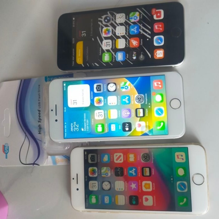 HP IPHONE 5S-8PLUS ORIGINAL BEKAS MULUS RASA BARU