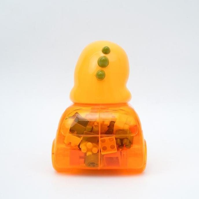 Toys- Ohsome - Mr. Man Nailong Building Blocks Car 50Pcs / Block Mainan Balok Susun Diy Nailong Mobi