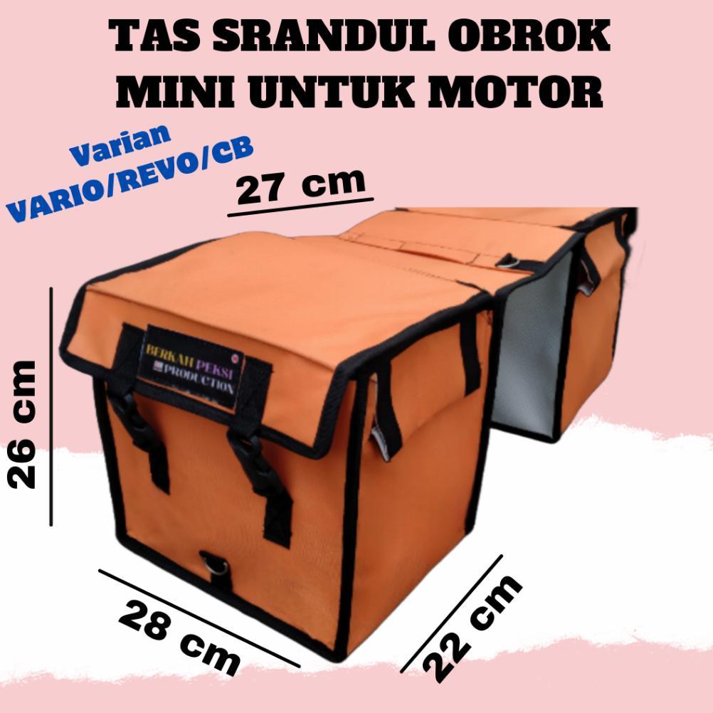 Tas srandul obrok MINIMALIS untuk motor beat supra scoopy UKURAN MINI bahan tebal tahan air Terlaris