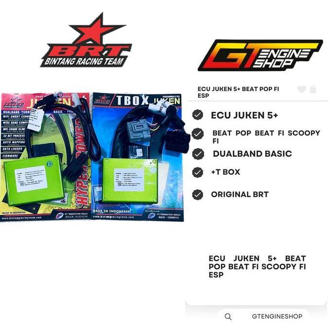 ECU JUKEN 5+ DUALBAND + TBOX BEAT FI SCOOPY FI ECU JUKEN 5+ BEAT FI SCOOPY FI ESP DUALBAND + TBOX