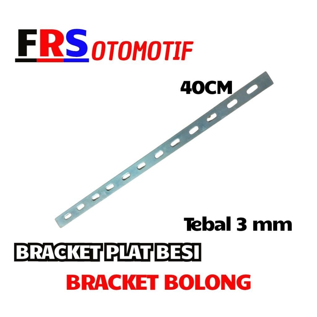 Braket plat besi bolong bracket plat besi bolong 40 cm Pelat besi bolong