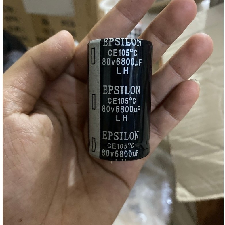 Elco 6800uf 80v Epsilon original