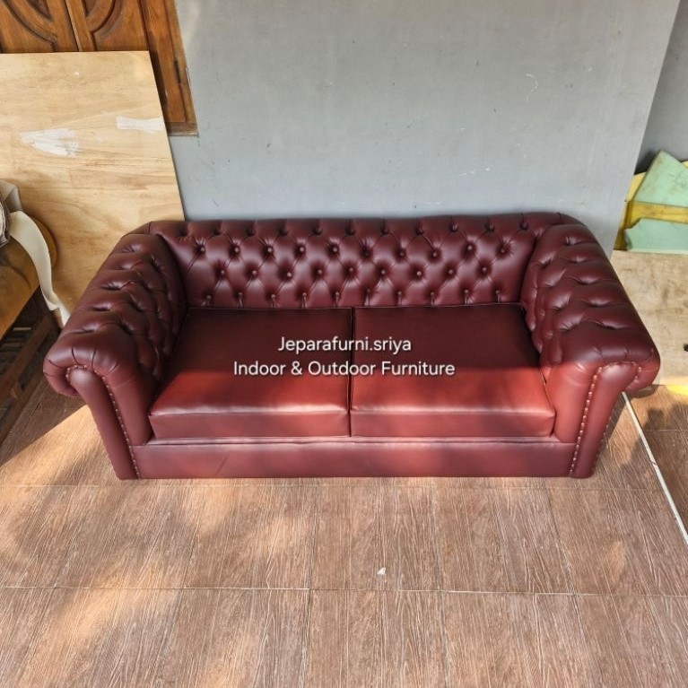 Sofa Chesterfield Jati Jepara I Sofa Tamu Jati Jepara I Sofa Tamu Jepara