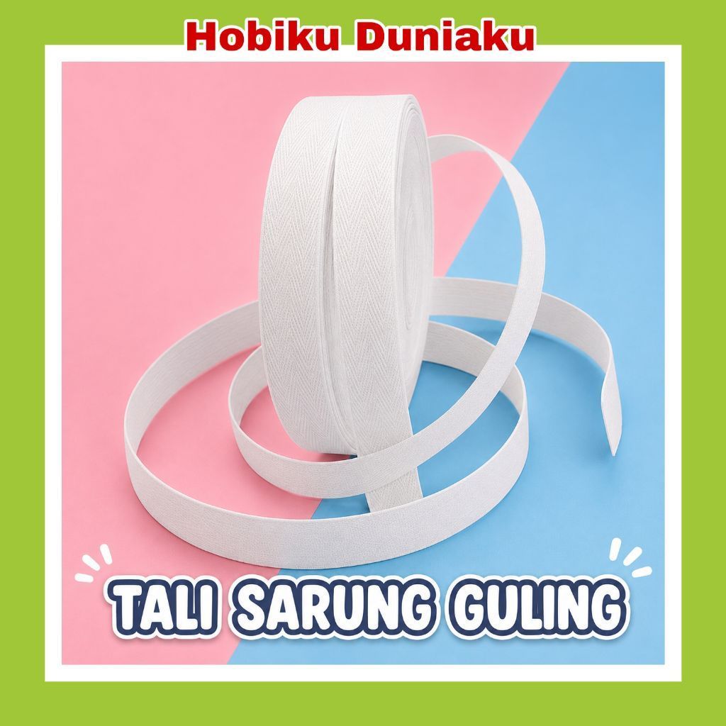 Pita Webbing Serbaguna | Tali Veterban | Tali Sarung Guling | Tali Bendera | Tali Piterban