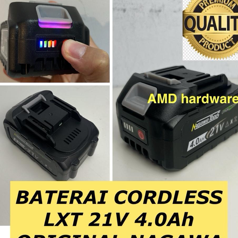 Baterai Cordless 21V & 48V Battery Lxt Bor Cordless Impact Wrench Socket 21V-24V-48V 4Ah 6Ah Jld 36V