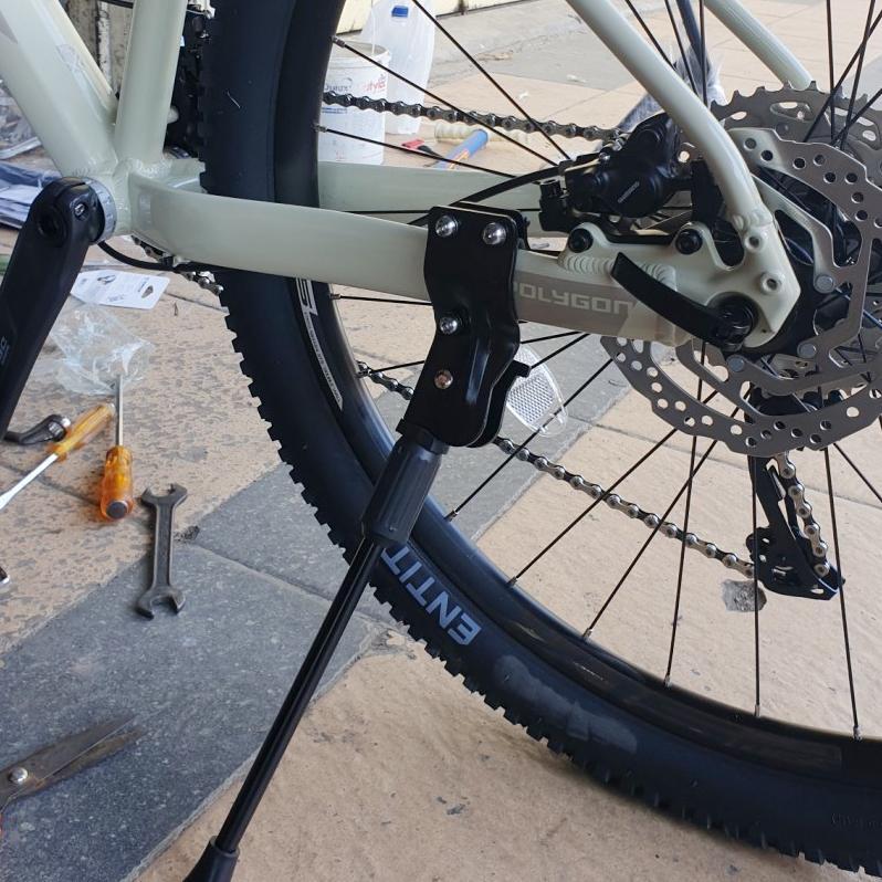 Standar Samping Sepeda 27.5 29 Polygon Xtrada 5 6 7 Bisa Universal Klem Jepit Frame