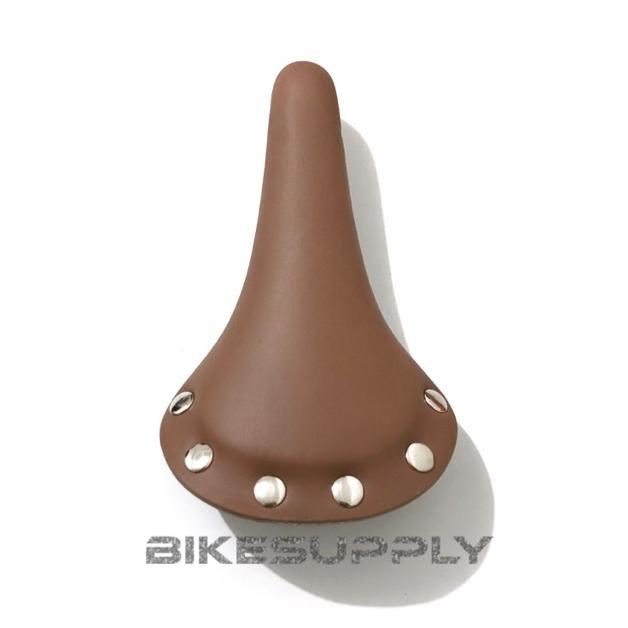 Bike Saddle - Sadel Jok Sepeda Fixie Warna Cokelat / Coklat / Brown Model Kancing Fixie Vintage Japa