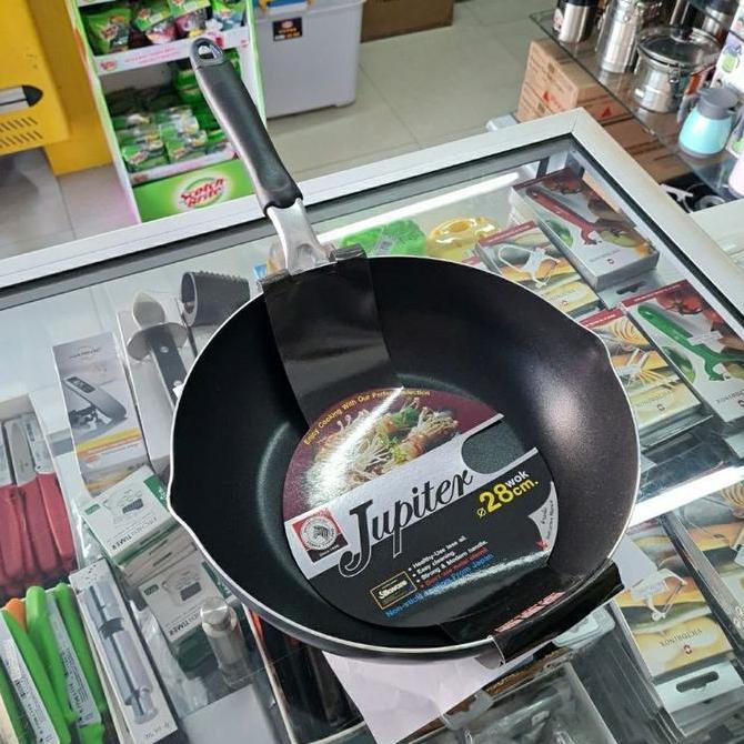 174493 Wok Non Stick 28cm Jupiter, Wajan Zebra Thailand
