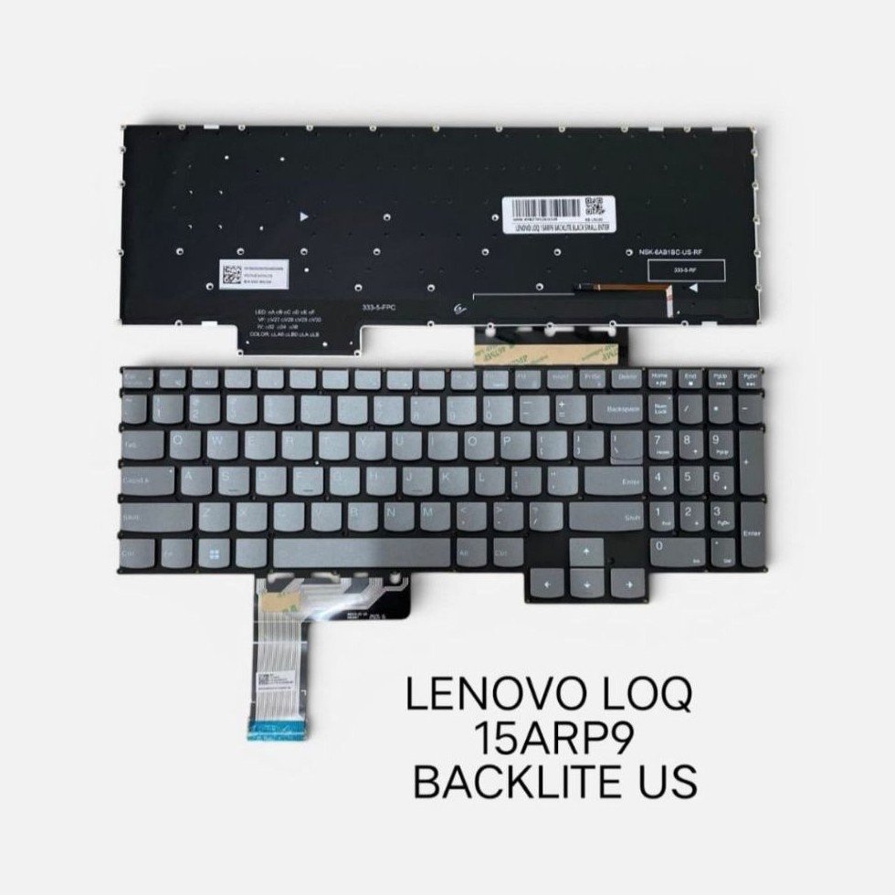 Keyboard Lenovo legion LOQ 15ARP9 backlite us