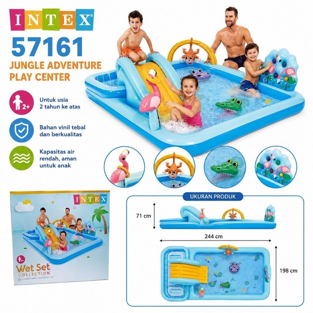Inflatablestoys - Intex 57161 Jungle Adventure Play Center