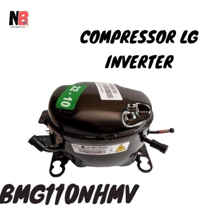 KOMPRESOR KULKAS LG INVERTER BMG110NHMV ORIGINAL 100% FREEZER NEBU