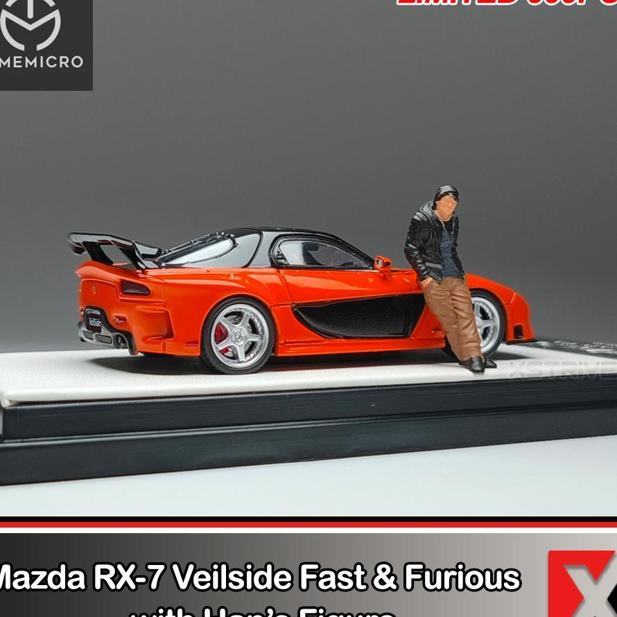 Time Micro 1:64 Mazda Rx-7 Veilside & Han Mazda Rx7 Fast And Furious