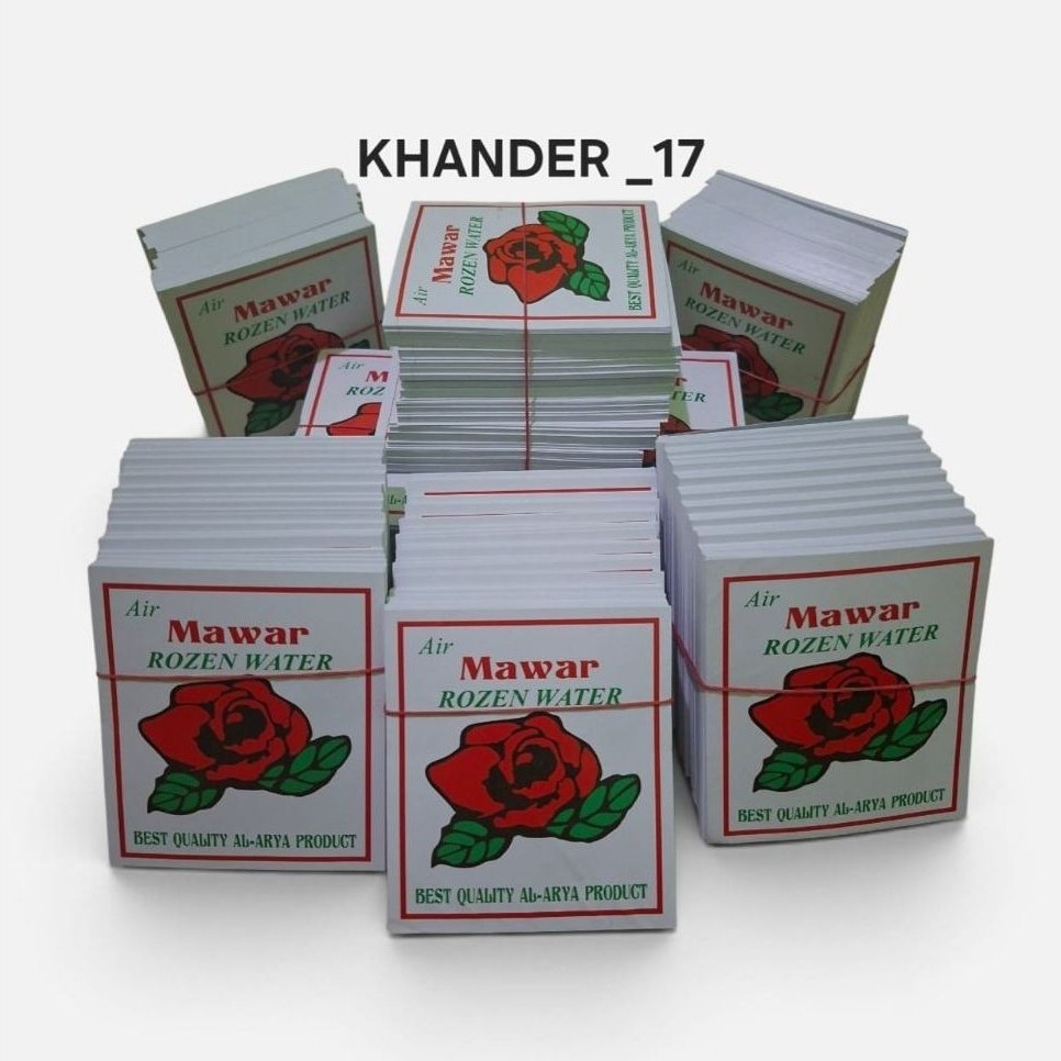 2000 lembar kertas air mawar rozen water