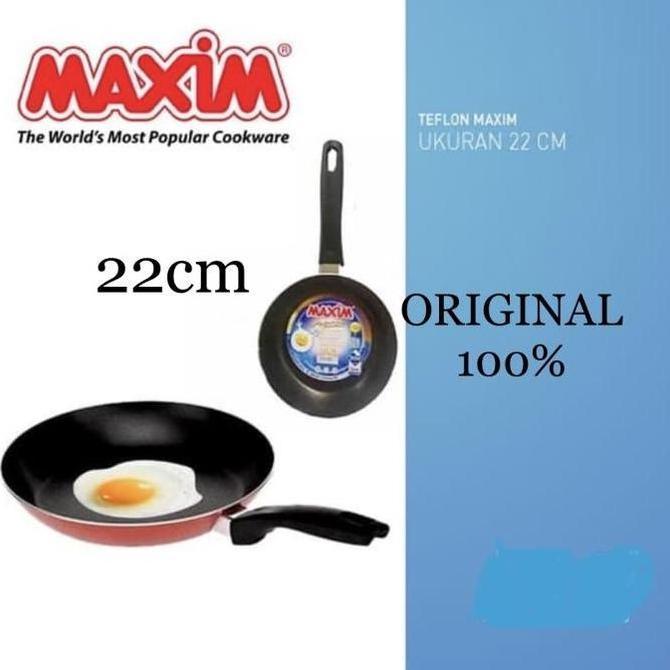 MAXIM VALENTINO Fry Pan 22Cm/Teflon Penggorengan ORIGINAL