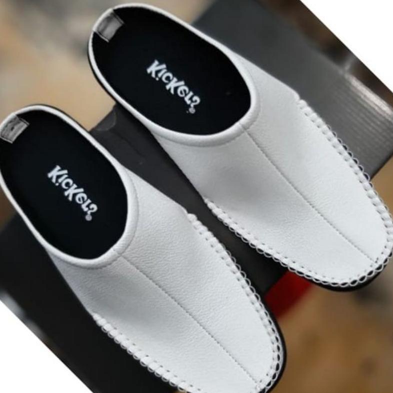 Best Seller Sepatu Slop Pria//Sepatu Slop Rajut //Sepatu Slop Formal //Merk Kickers"Sepatu Slop Habi