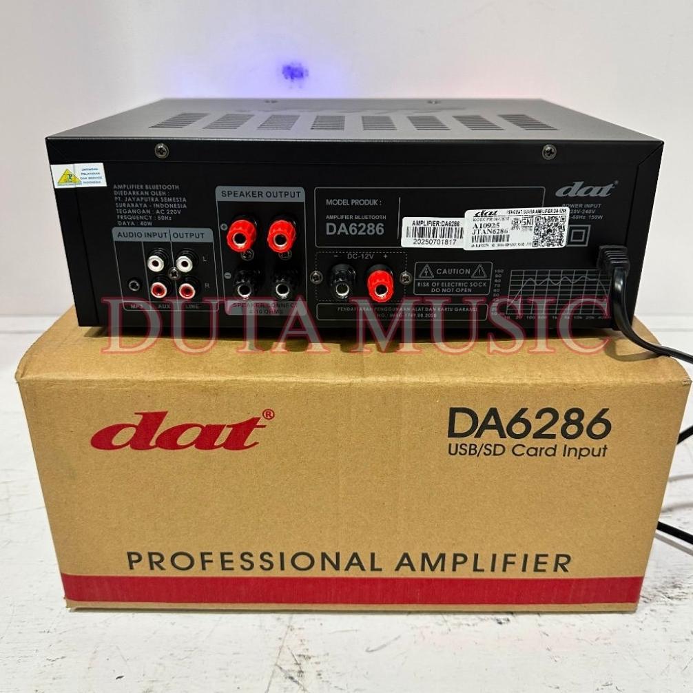 Power Amplifier Karaoke Dat Da 6286 Original Amplifier Dat Da6286 DT6286 ( Bisa COD )