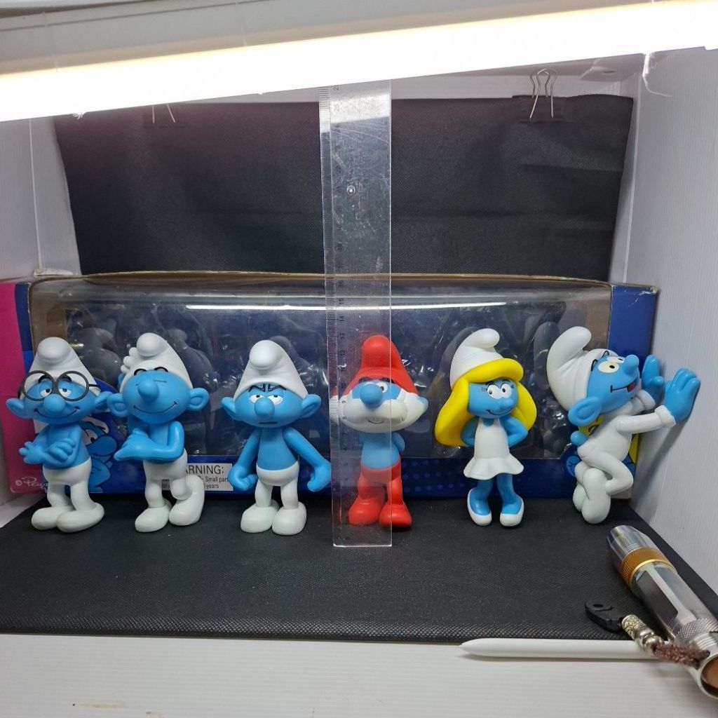 BIB SMURF FIGURE ORIGINAL PEYO