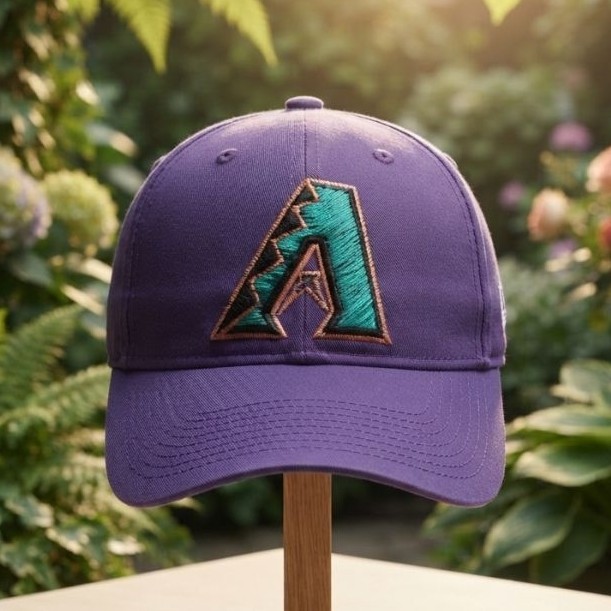 Topi Vintage Starter Arizona Diamondbacks Purple Strapback Second Original