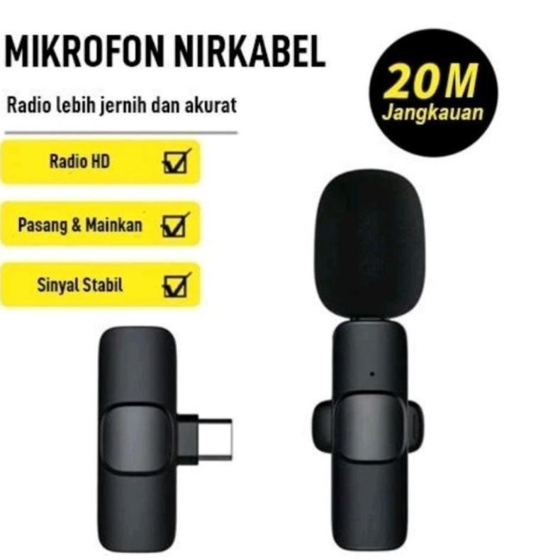Best Seller K8 Microphone Mic Clip On Youtuber Wireless Usb / Mic Youtuber Bluetooth K8