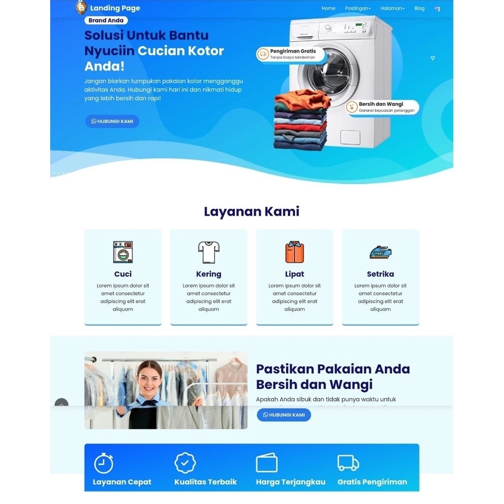 Website Usaha Laundry
