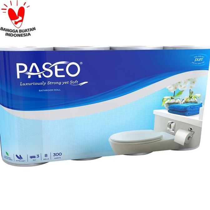 Tissue Paseo Toilet Elegant Roll / Tissue WC 8 Roll