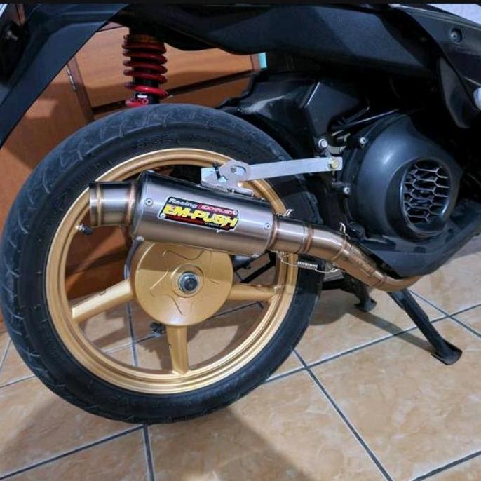 Knalpot Racing Empush Type M5 Yamaha Mio Z Mio M3 XRIDE 125 inlet 38