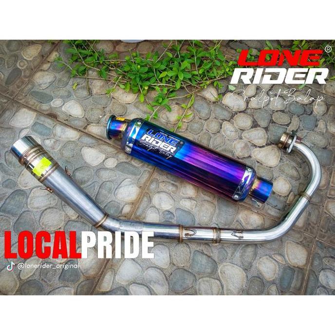 Lone Rider Orinal - SRR Slencer Bluemoon - FU FI - SATRIA F INJEKSI