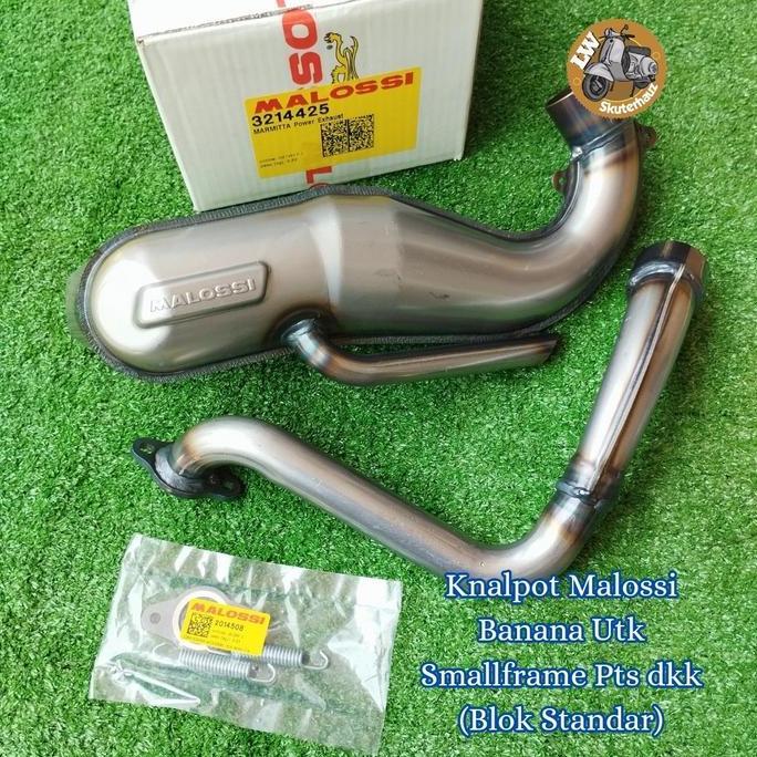 Knalpot Malossi Banana Utk Smallframe Pts dkk (Blok Standar)