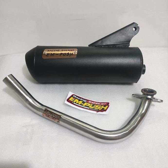 KNALPOT EMPUSH RACING EXHAUST BEAT SCOOPY MODEL MP7 REGULASI 2022