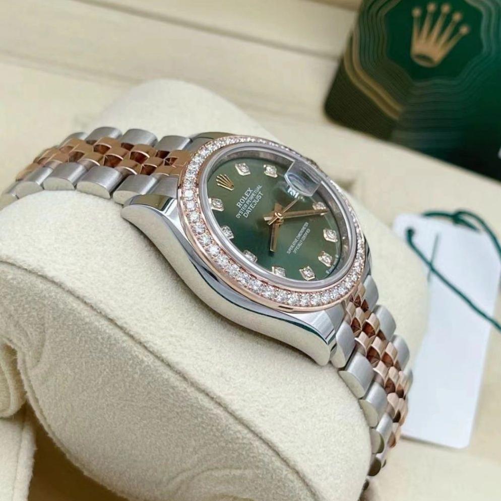 HOT 100% ASLIORIGINAL JAM TANGAN ROLEX LADY DATEJUST M279381RBR-0007 18K ROSE GOLD DIAMOND DATEJUST 