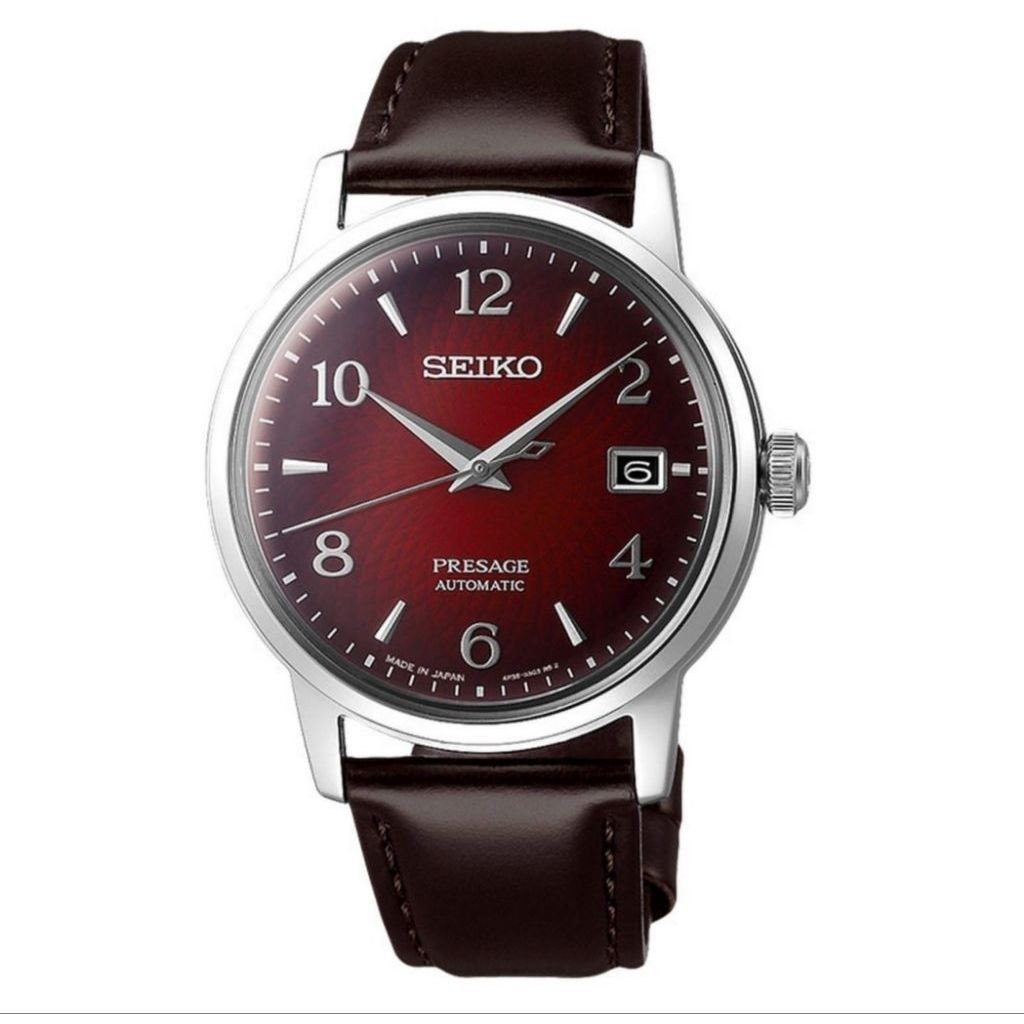 Jam Tangan Seiko Presage SRPE41J1 Leather Strap