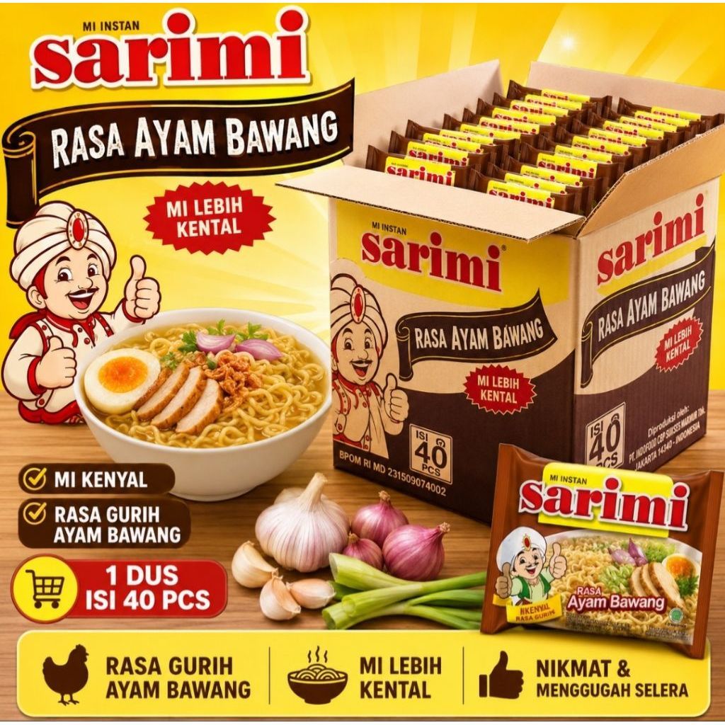 SARIMI RASA AYAM BAWANG - 1 DUS